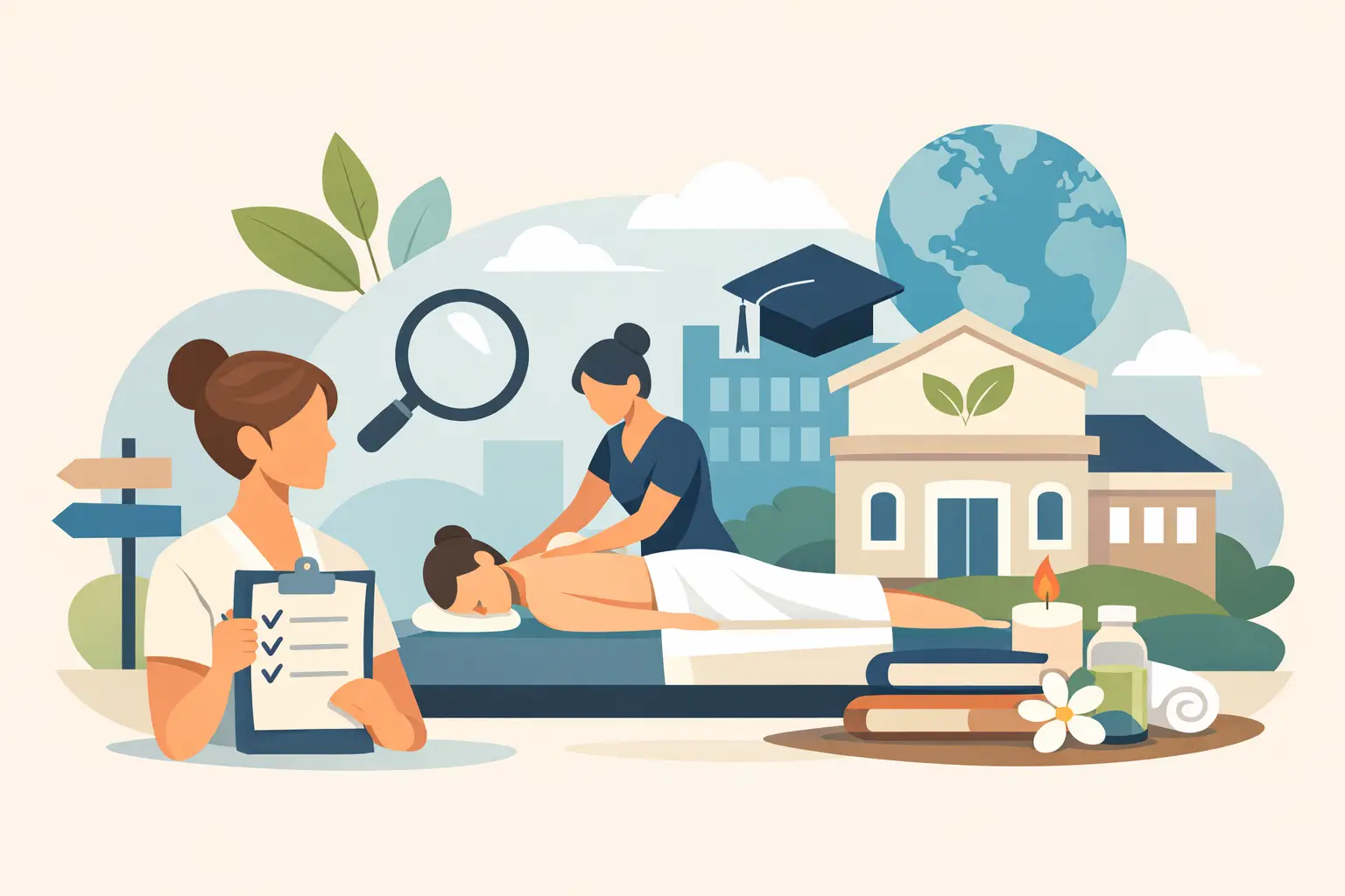 Guía para elegir escuela de masaje