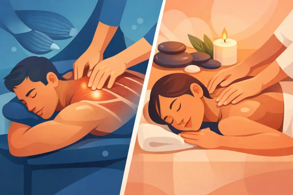 Deep tissue o masaje descontracturante: ¿cuál?